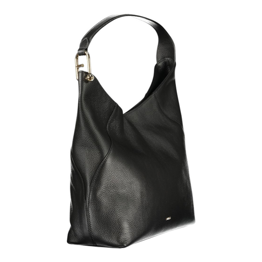 Furla Lara Bolso de Hombro Negro Piel