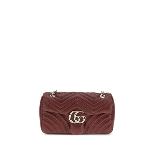 Gucci Bordeaux Calf Leather Bos Taurus Shoulder Bag