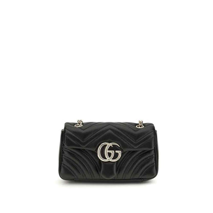 Gucci Black Calf Leather Bos Taurus Shoulder Bag