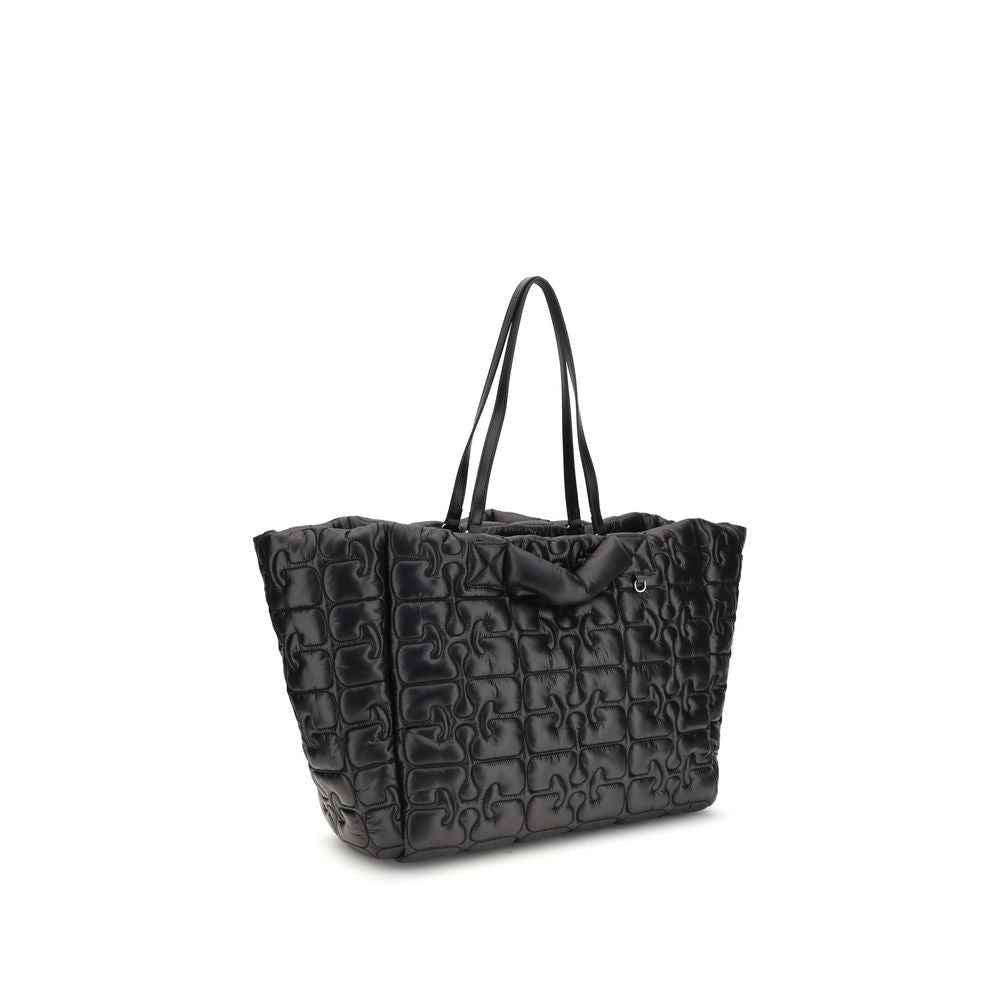 Ganni Black Recycled Polyamide Handbag