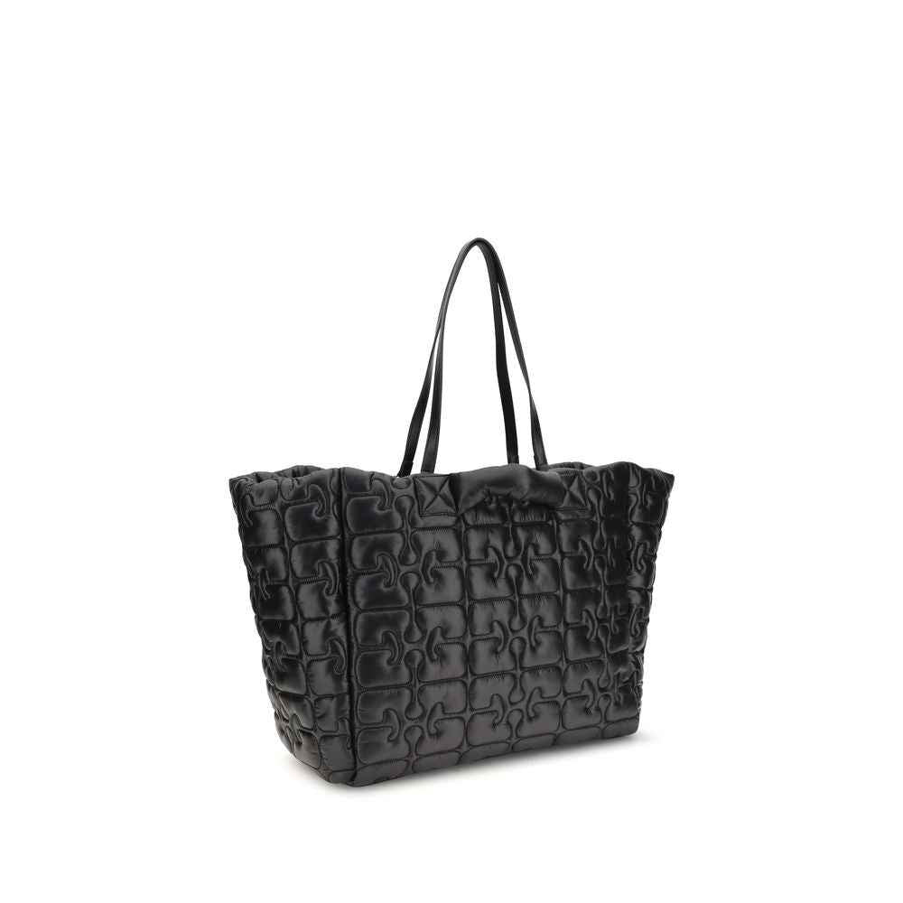 Ganni Black Recycled Polyamide Handbag