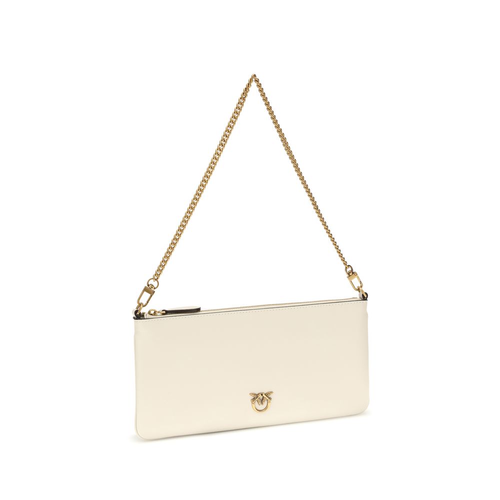 PINKO White Leather  Shoulder Bag