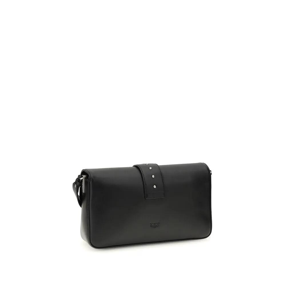 PINKO Black Medium Love One Shoulder Bag