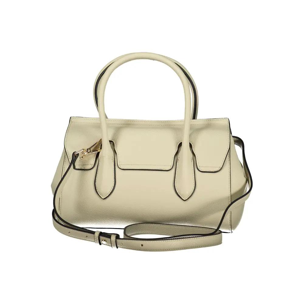 Twinset Beige Women Tote leather bag front view
