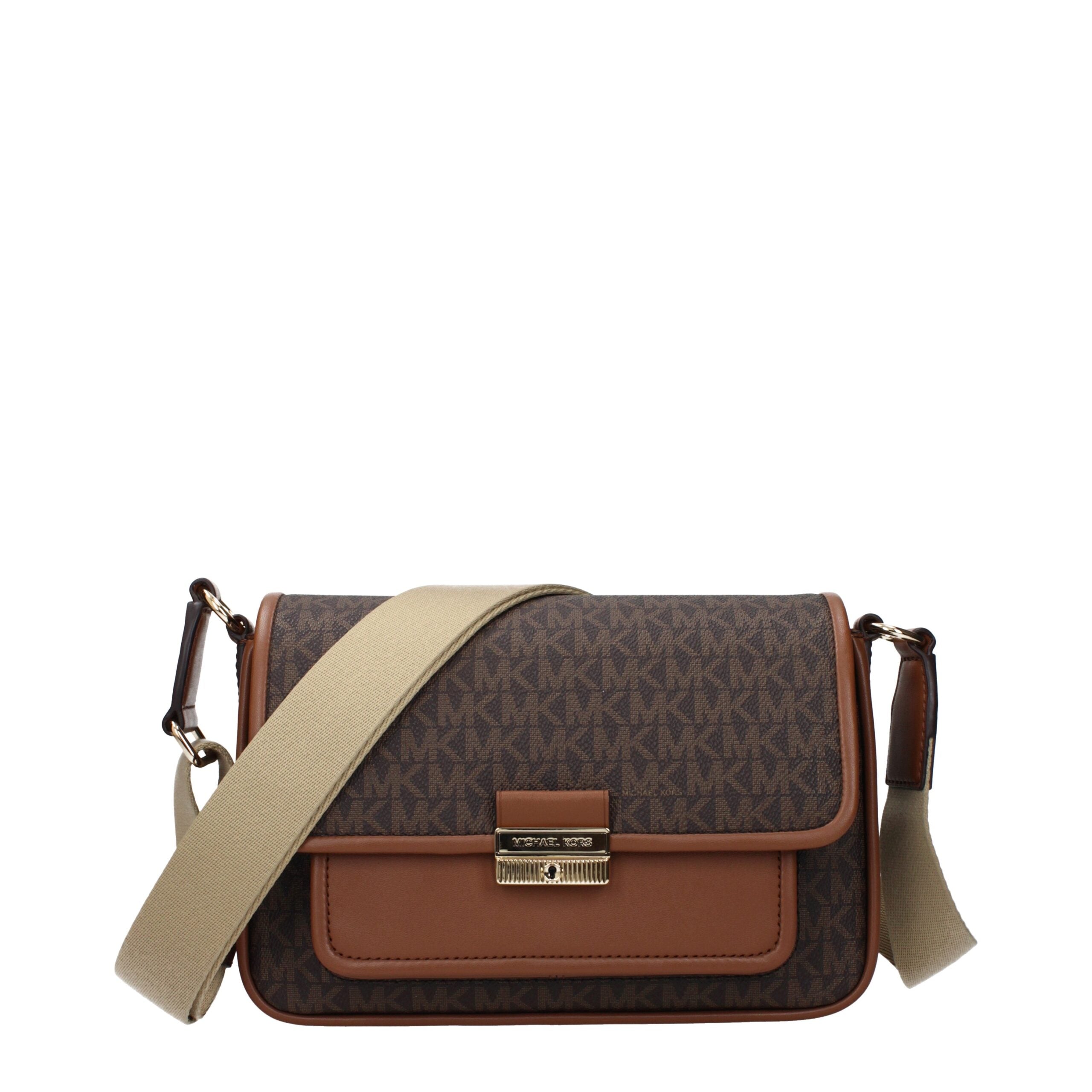 Michael Kors Brown Bradshaw  Messenger Crossbody Bag