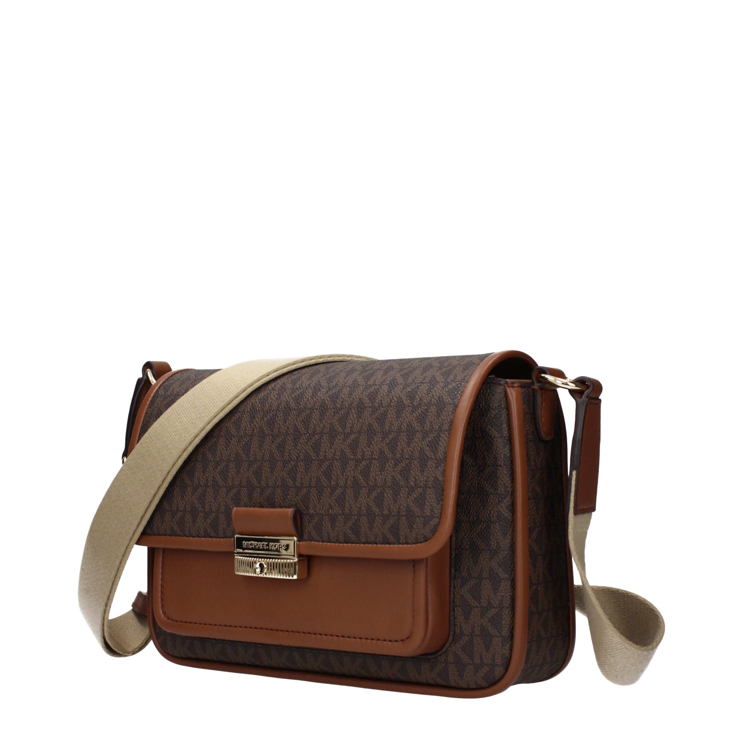 Michael Kors Brown Bradshaw  Messenger Crossbody Bag