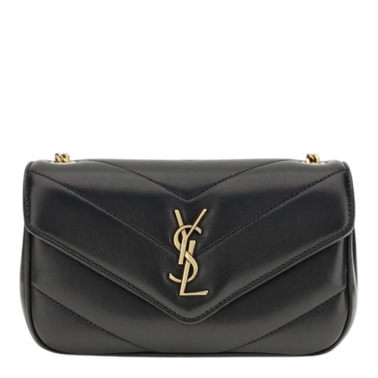 Saint Laurent Loulou Toy Bolso de Hombro Negro