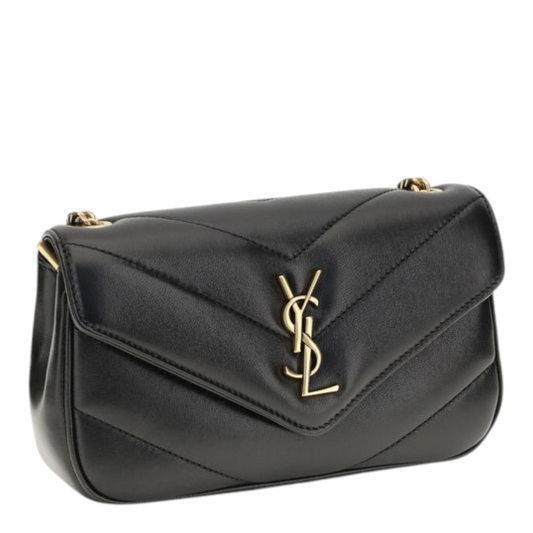 Saint Laurent Loulou Toy Bolso de Hombro Negro