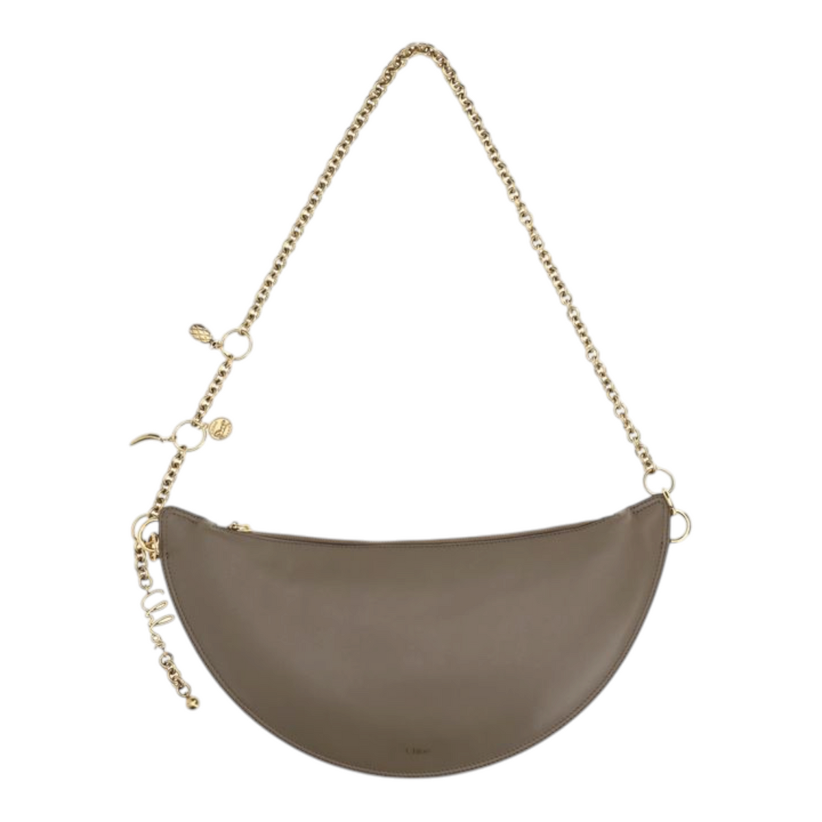 Chloé Icons Shoulder Bag Gray Leather