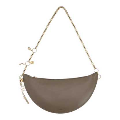 Chloé Icons Shoulder Bag Gray Leather
