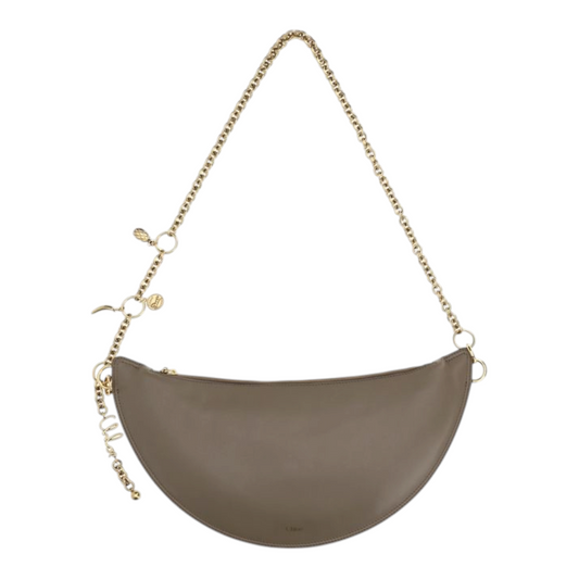 Chloé Icons Shoulder Bag Gray Leather