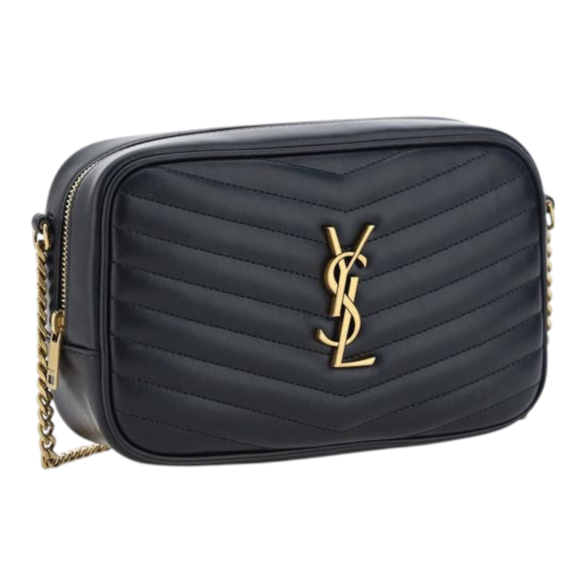 Saint Laurent Black  Mini Lou Camera Bag