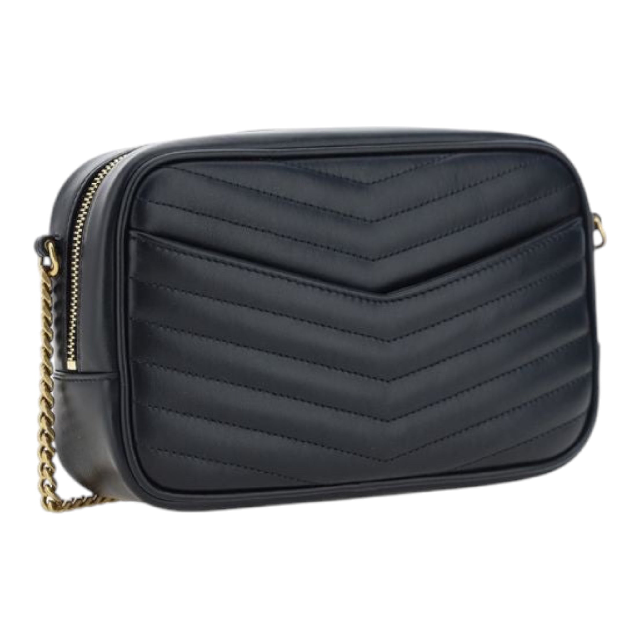 Saint Laurent Black  Mini Lou Camera Bag