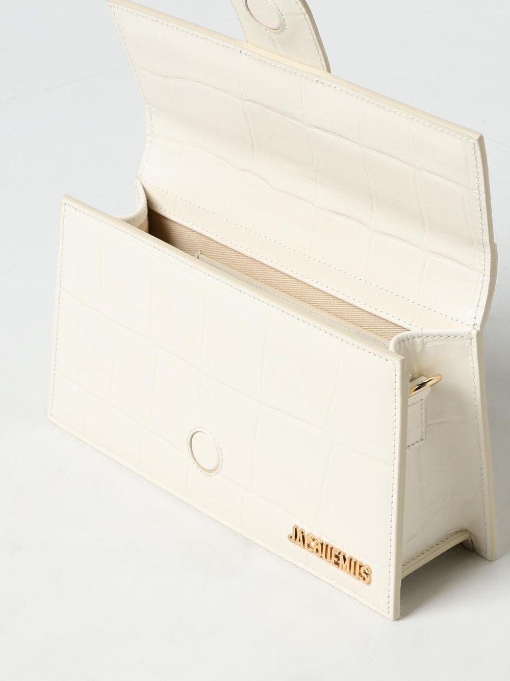 Jacquemus Ivory Cocco Le Grand Bambino
