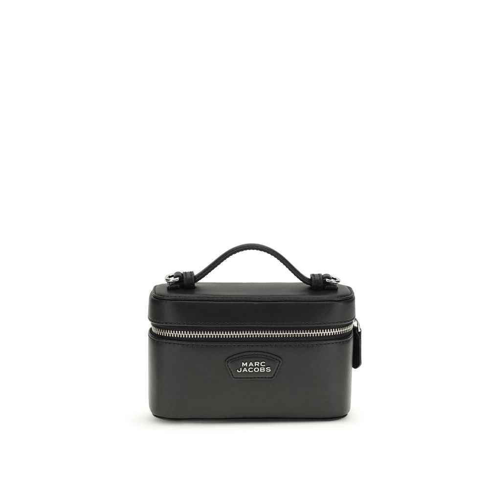 Marc Jacobs The Everyday Vanity Bag, black calf leather, top-handle vanity bag, front view