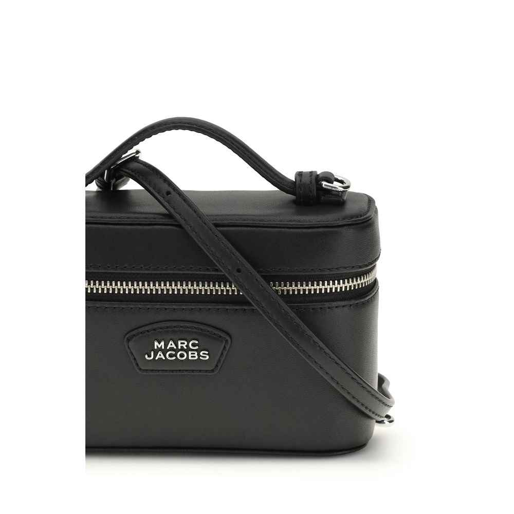 Marc Jacobs The Everyday Vanity Bag calf leather black crossbody satchel logo detail