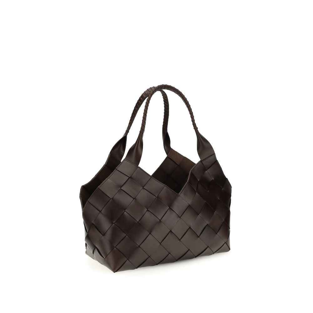 Dragon Diffusion Big B Tote brown leather woven front view
