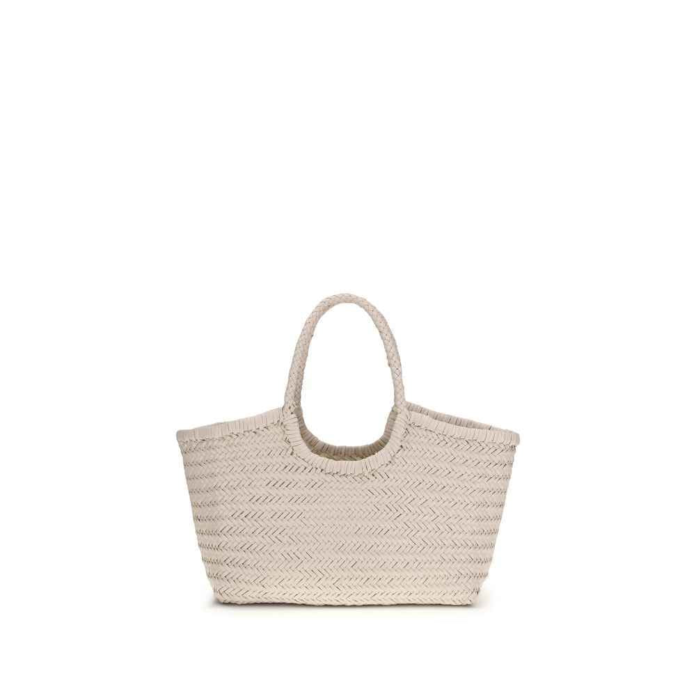 Dragon Diffusion Nantucket Big Shoulder Bag, beige woven straw, shoulder bag, front view
