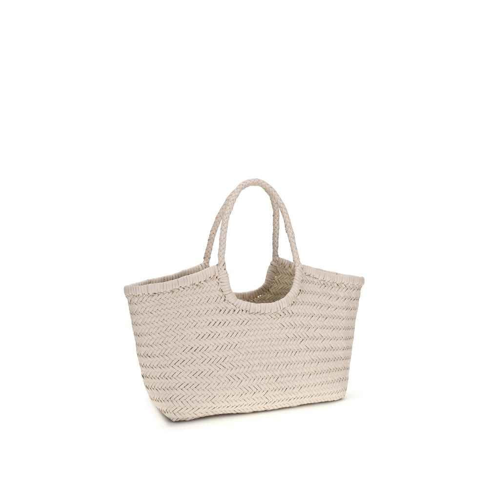 Dragon Diffusion Nantucket Big Shoulder Bag beige woven straw side view