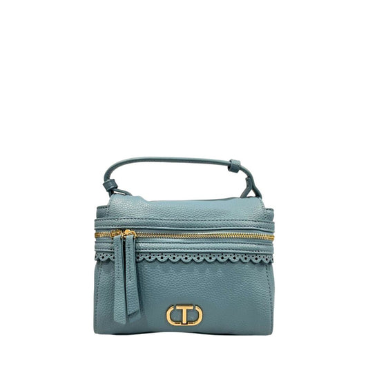 Twinset PU Women Handbag Blue