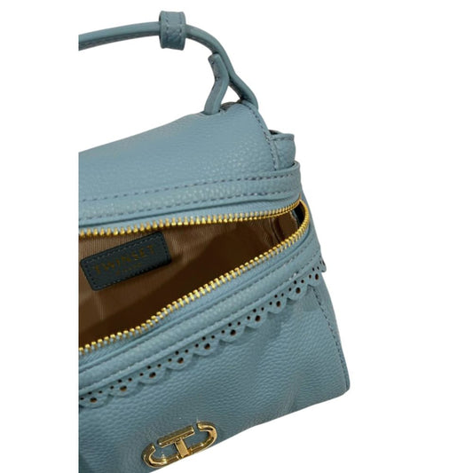 Twinset PU Women Handbag Blue