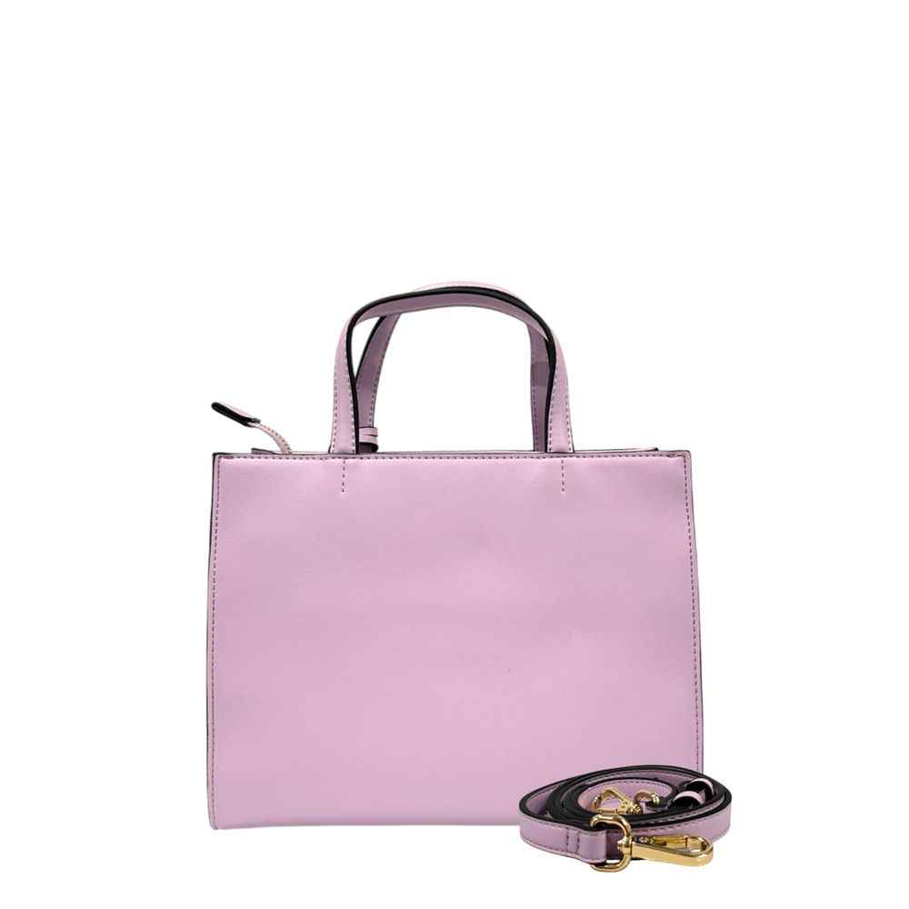 Twinset Multicolor Polyethylene Shoulder Bag pink, front view