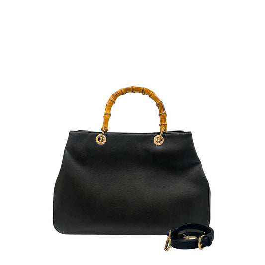 Twinset PU Women Handbag Black