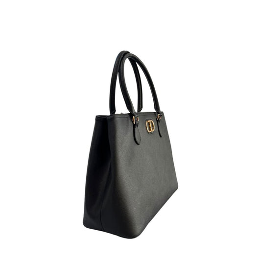 Twinset Women Shoulder Bag Black Faux Leather
