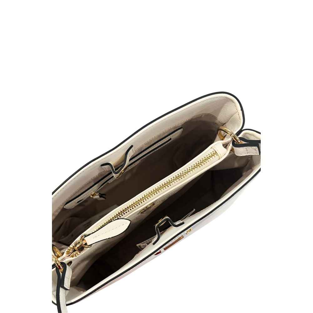 Twinset Medium White PU shoulder bag interior view