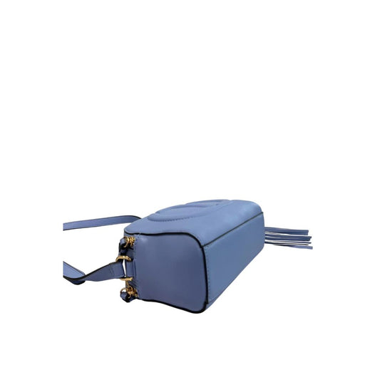 Twinset "Enigmatic Blue" Fringe Crossbody Blue