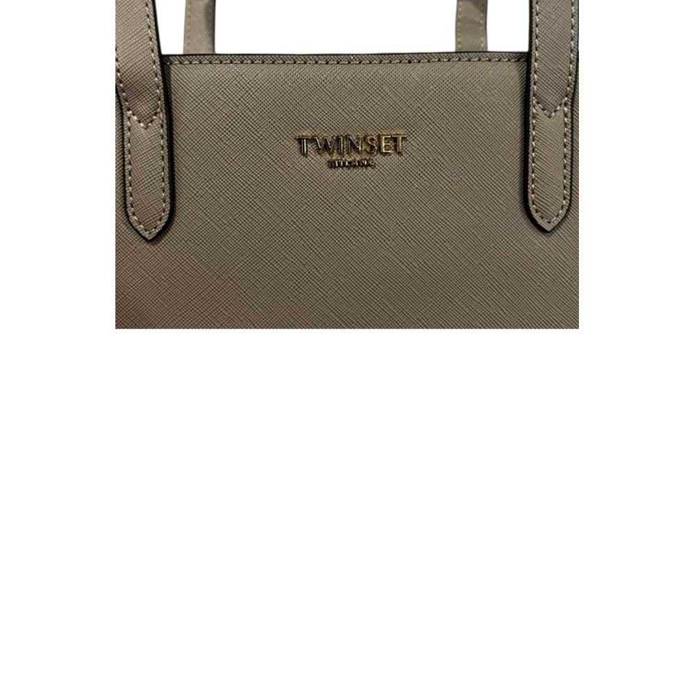 Twinset Grey Shoulder Bag