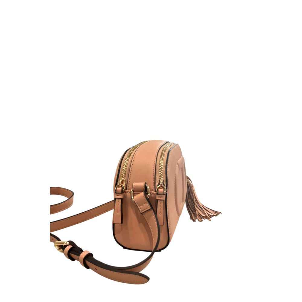 Twinset Pink Faux Leather Women Crossbody