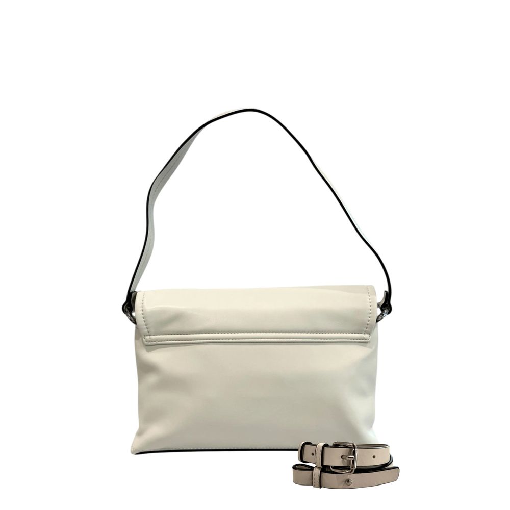 Twinset White PU  Shoulder Bag