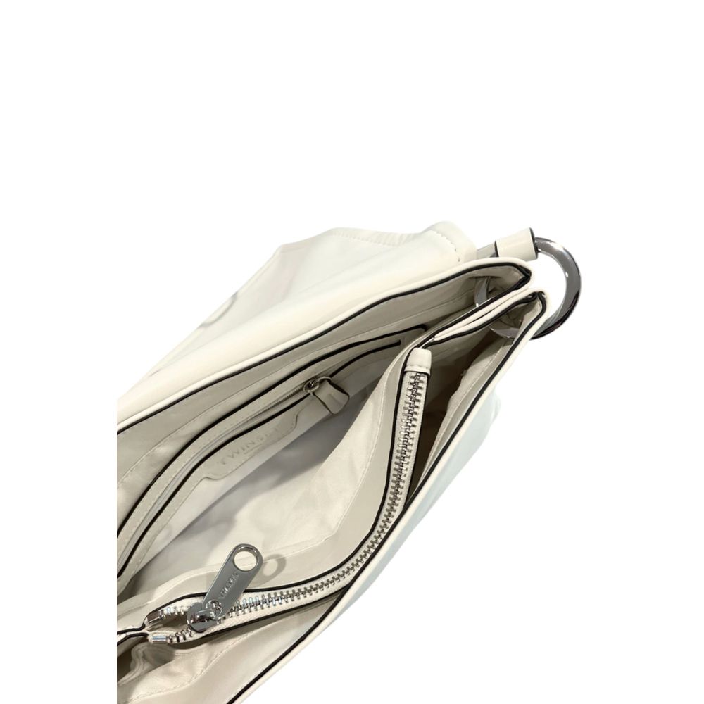 Twinset White PU  Shoulder Bag