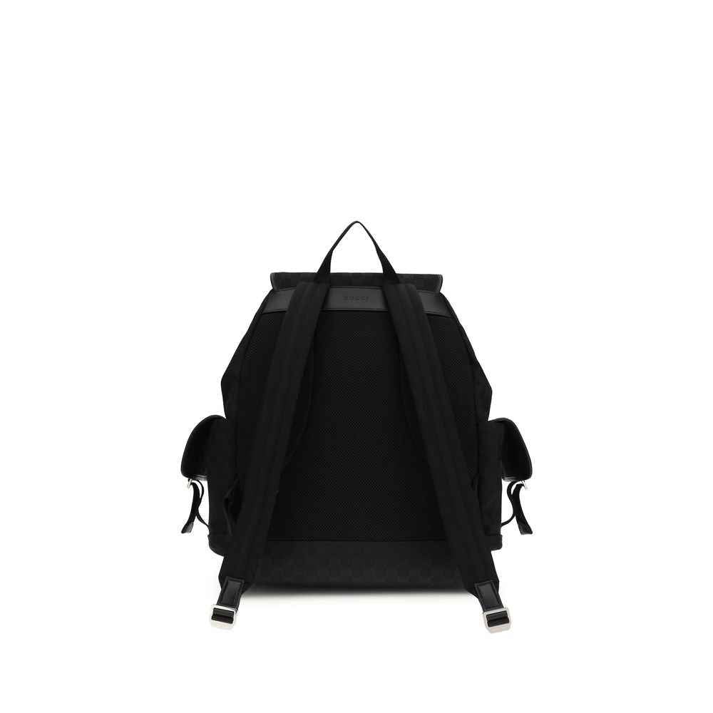 Gucci Black Polyester Backpack