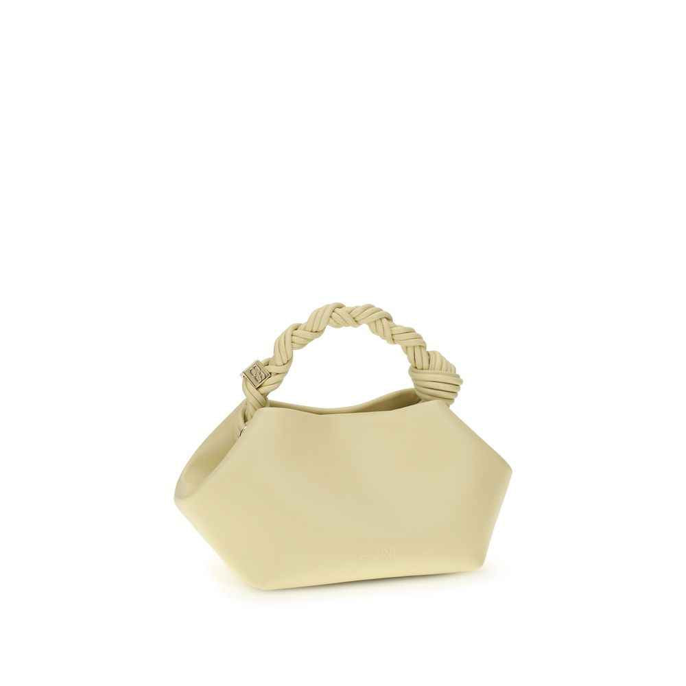 Ganni Bicolor Recycled Leather Shoulder Bag