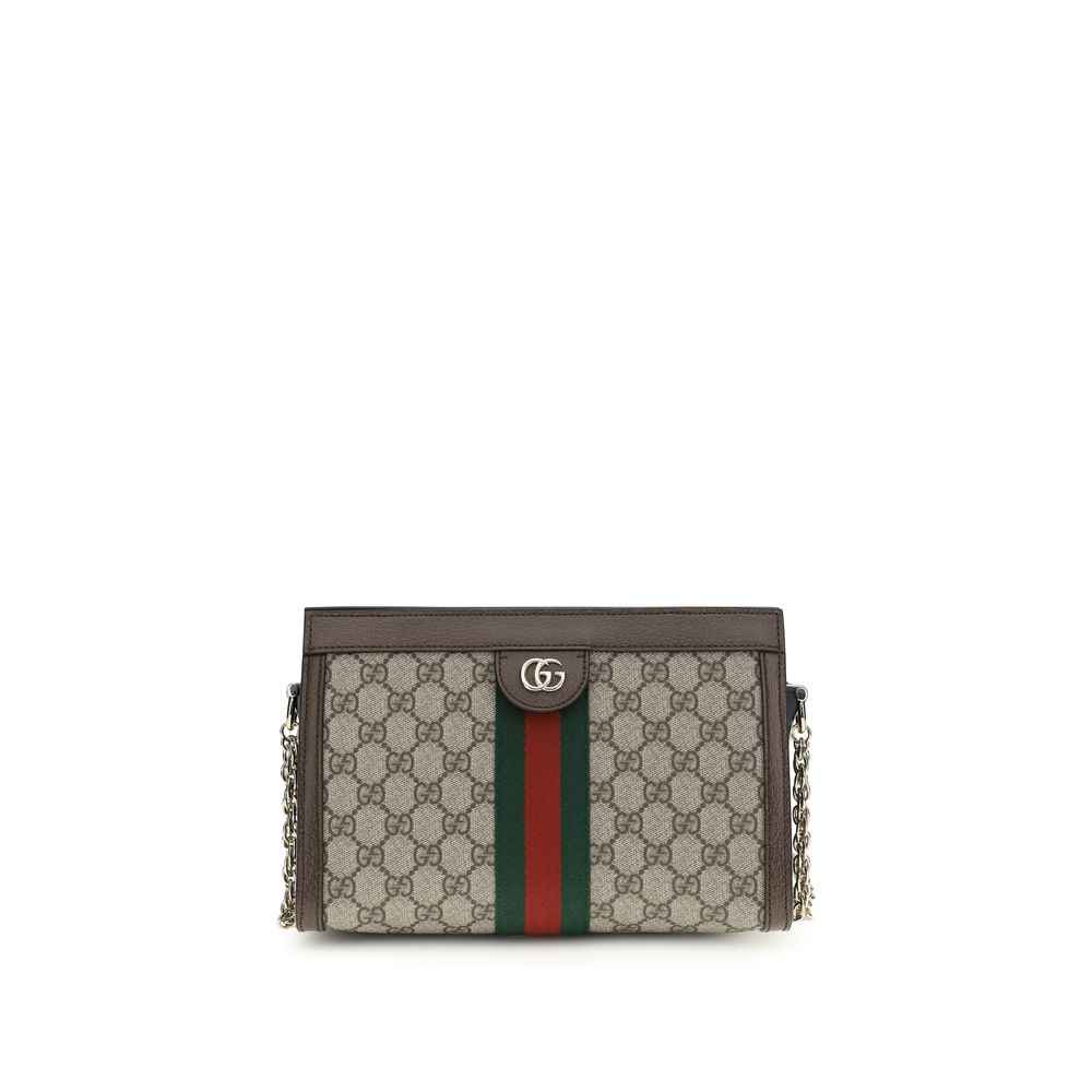 Gucci Brown Fabric Handbag
