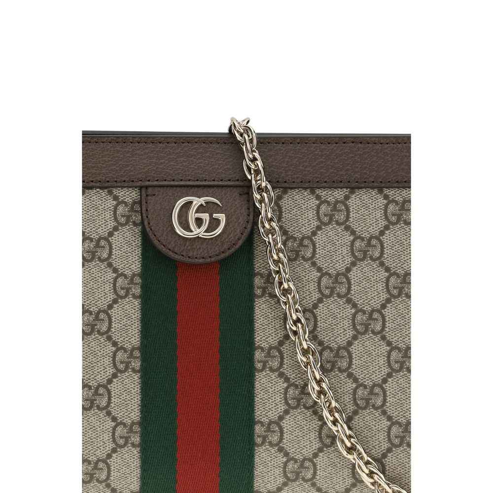 Gucci Brown Fabric Handbag