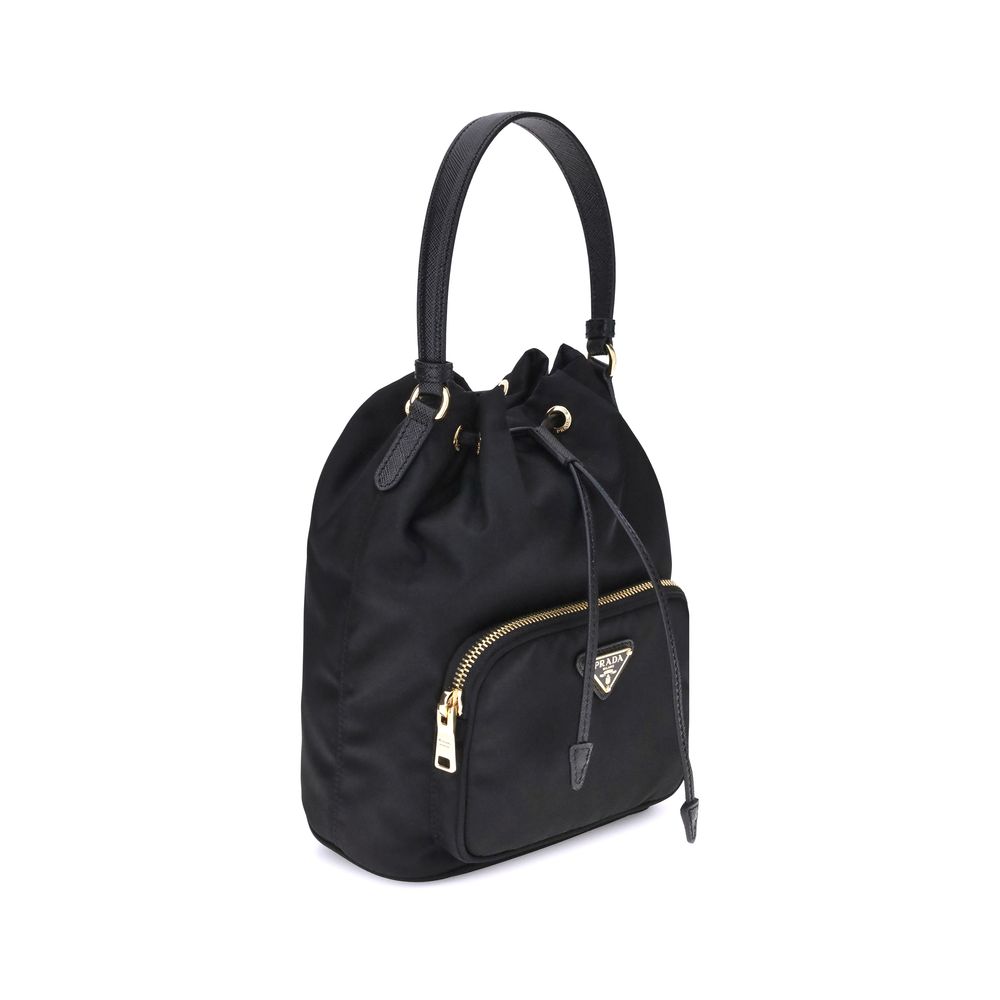 Prada Black The Re-nylon Bucket Bag