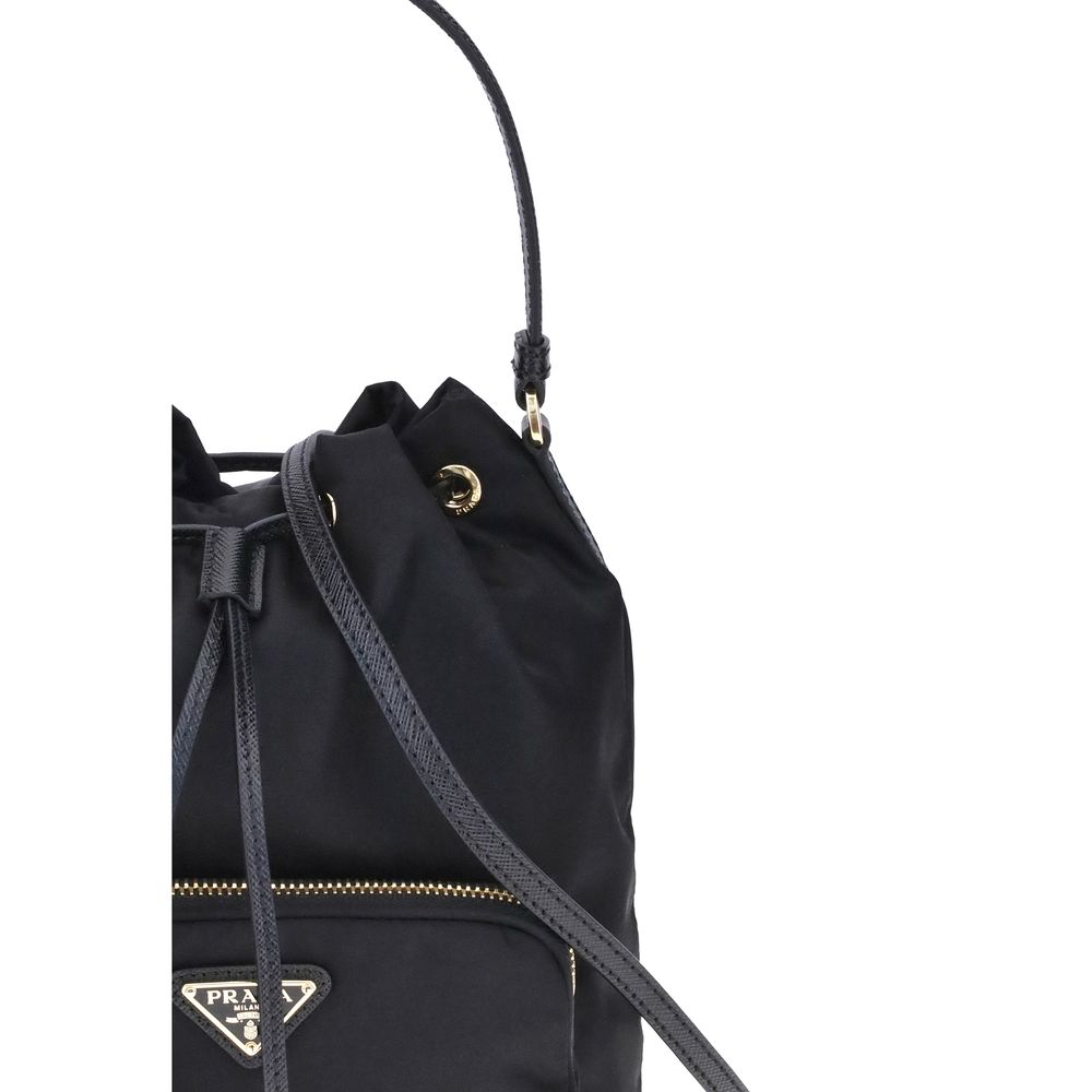 Prada Black The Re-nylon Bucket Bag