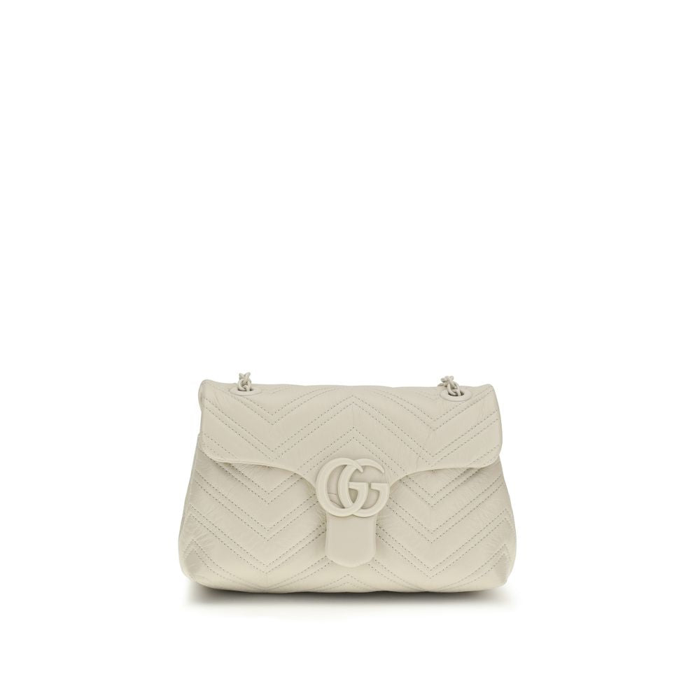 Gucci Beige Small GG Marmont Shoulder Bag