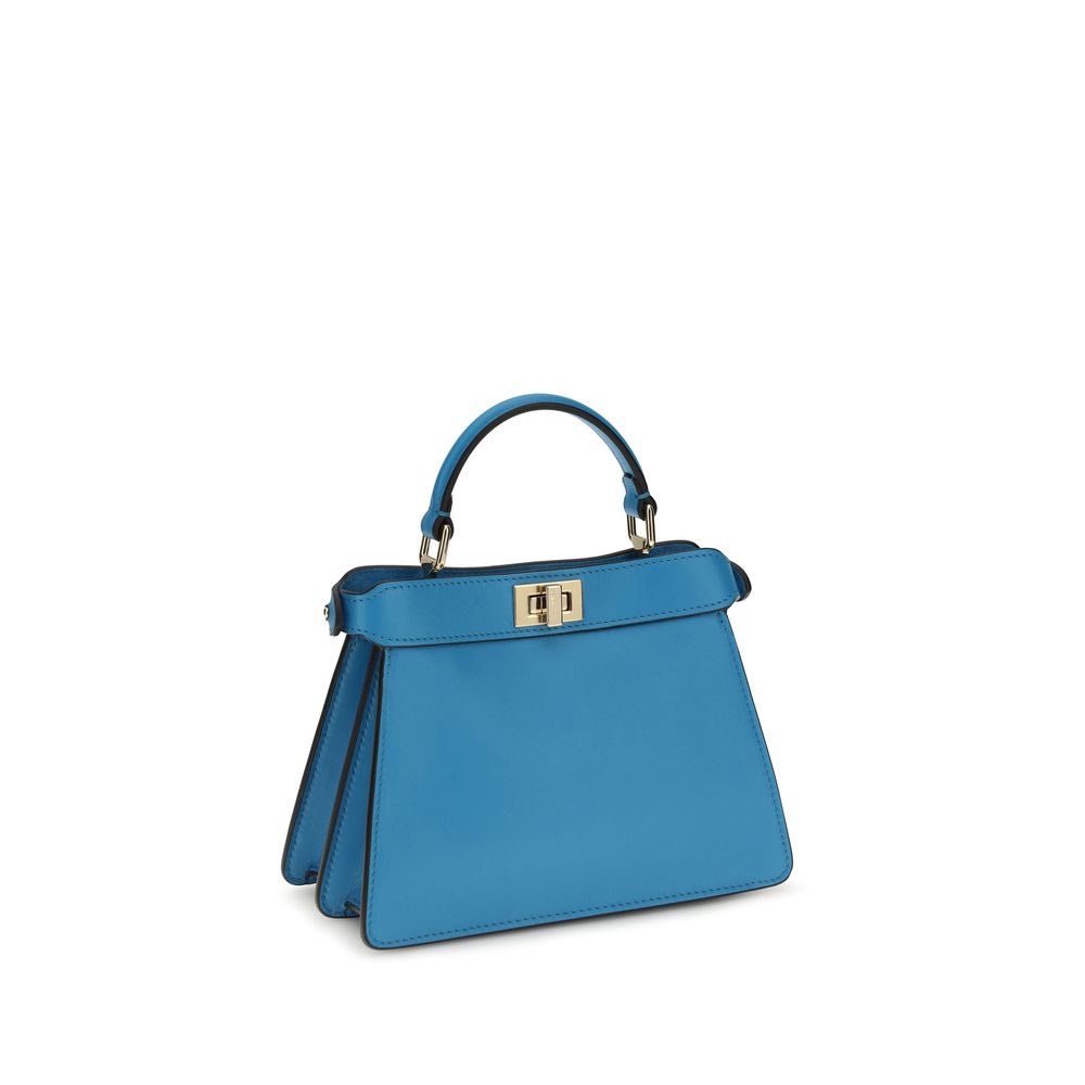 Fendi Blue Peekaboo ISeeU Petite Handbag