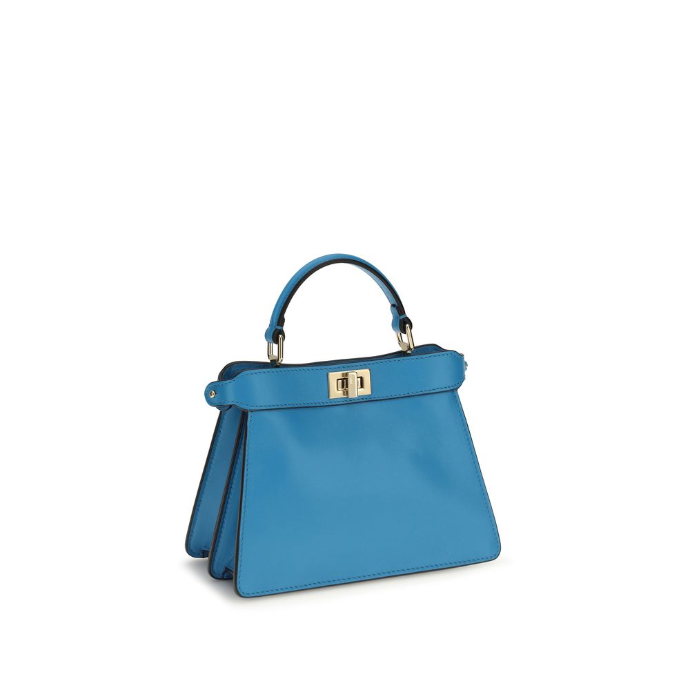 Fendi Blue Peekaboo ISeeU Petite Handbag