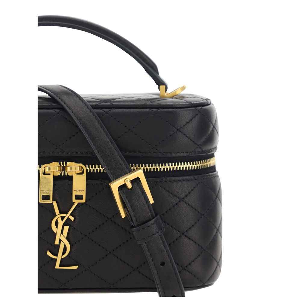 Saint Laurent Black  Vanity Gaby leather Handbag