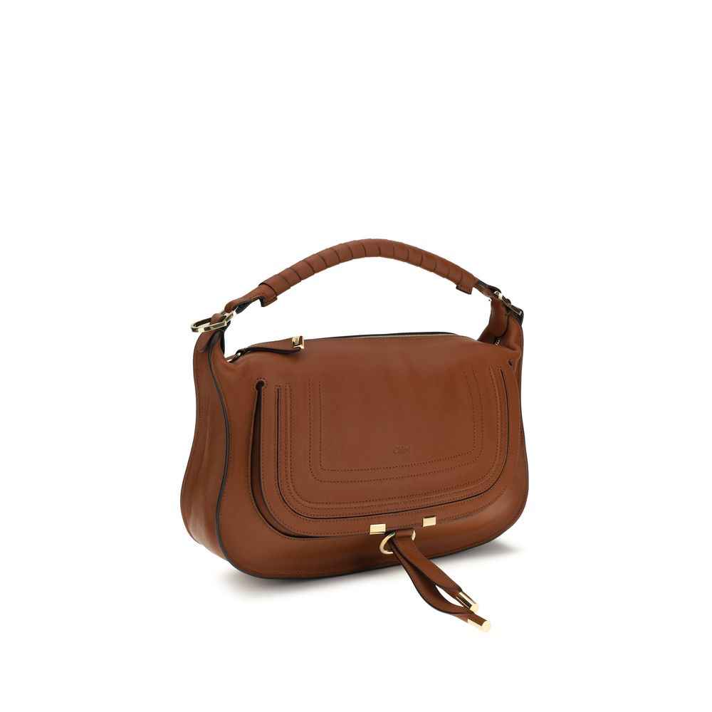 Chloé Bos Taurus shoulder bag in brown calf leather, front view