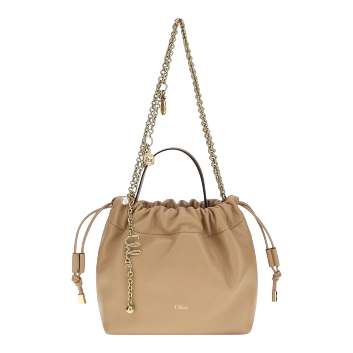 Chloé Icons Bolso de Hombro Beige