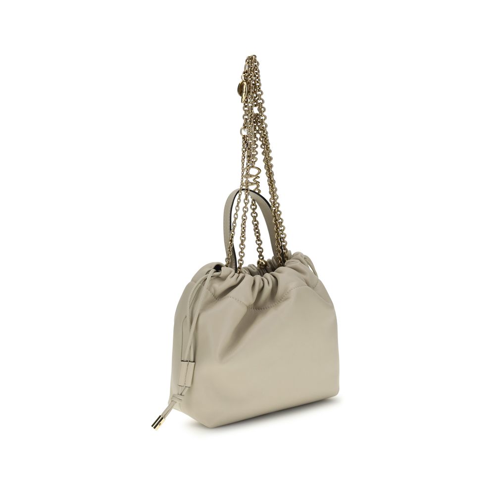 Chloé Beige Icons Leather Chain Shoulder Bag