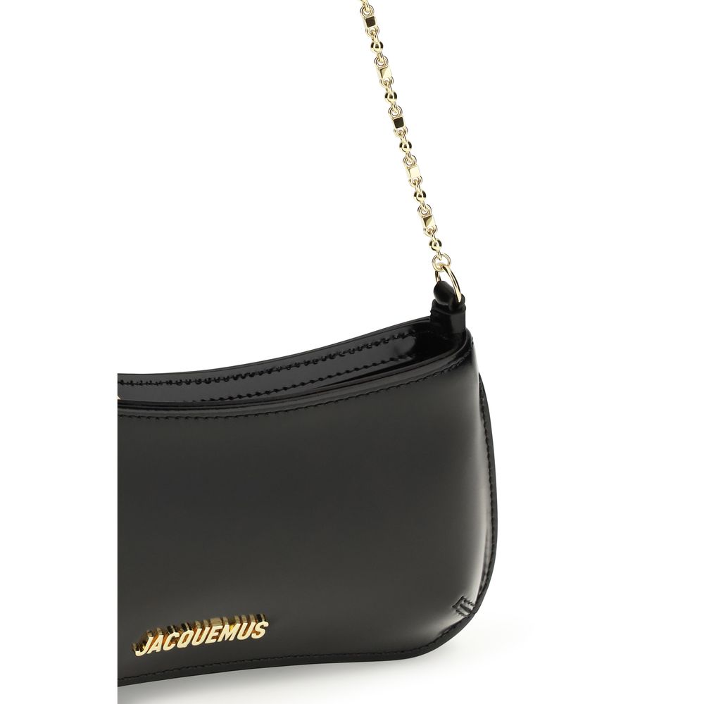 Jacquemus Black  Bisou Chaine Small  Shoulder Bag