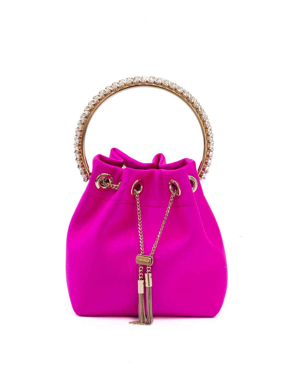 Jimmy Choo Fuchsia Bon Bon Bucket Bag