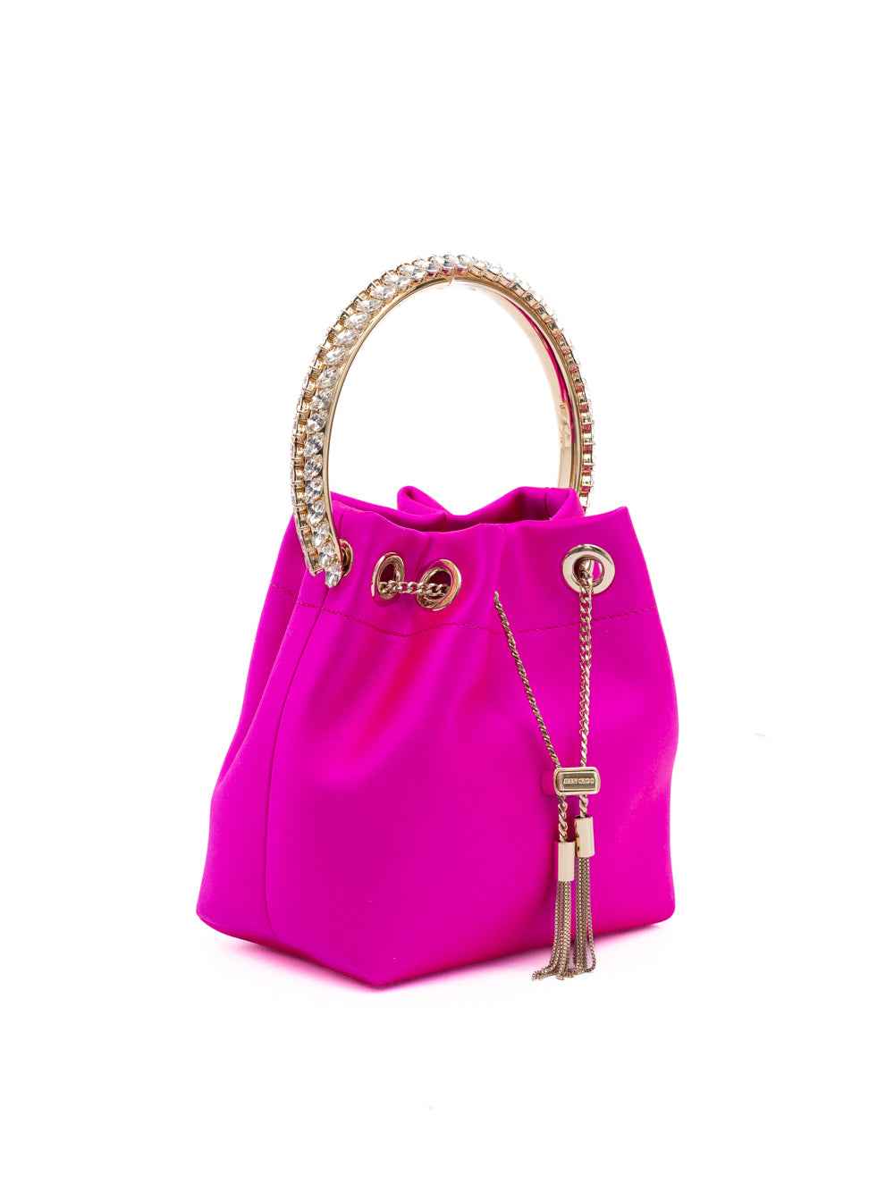 Jimmy Choo Fuchsia Bon Bon Bucket Bag